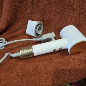 White and Gold Hair Dryer